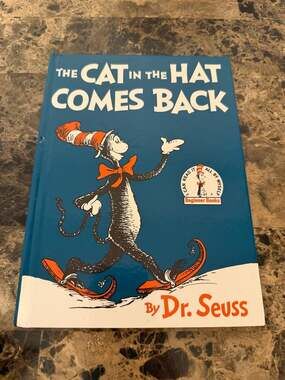 The Cat in the Hat Comes Back by Dr. Seuss, Beginner Books Hardcover